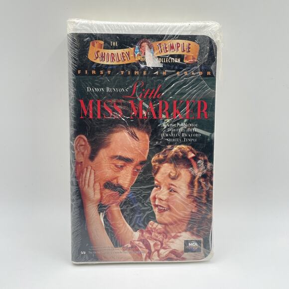 Little Miss Marker ( VHS, 1999, Clam Shell ) Shirley Temple - Picture 1 of 2